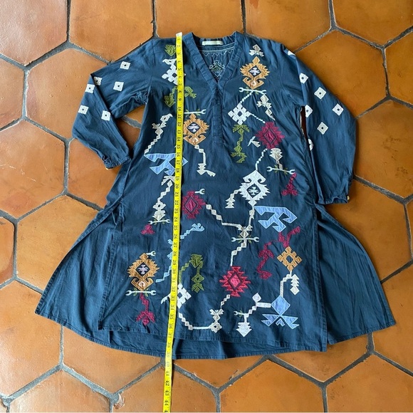 Generation Classic Dress Boho Festival Long Sleeve Embroidery Lightweight Sz 14 - Picture 7 of 8